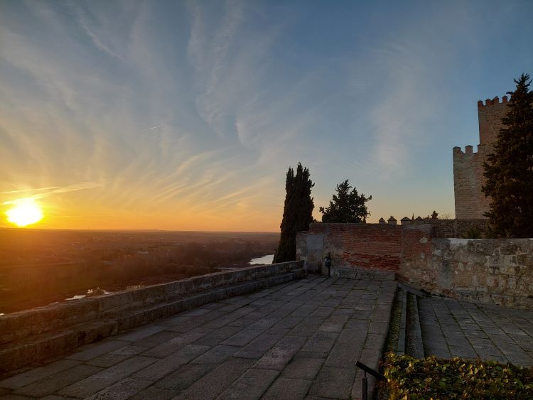 Paseo de ronda la batería puesta de sol