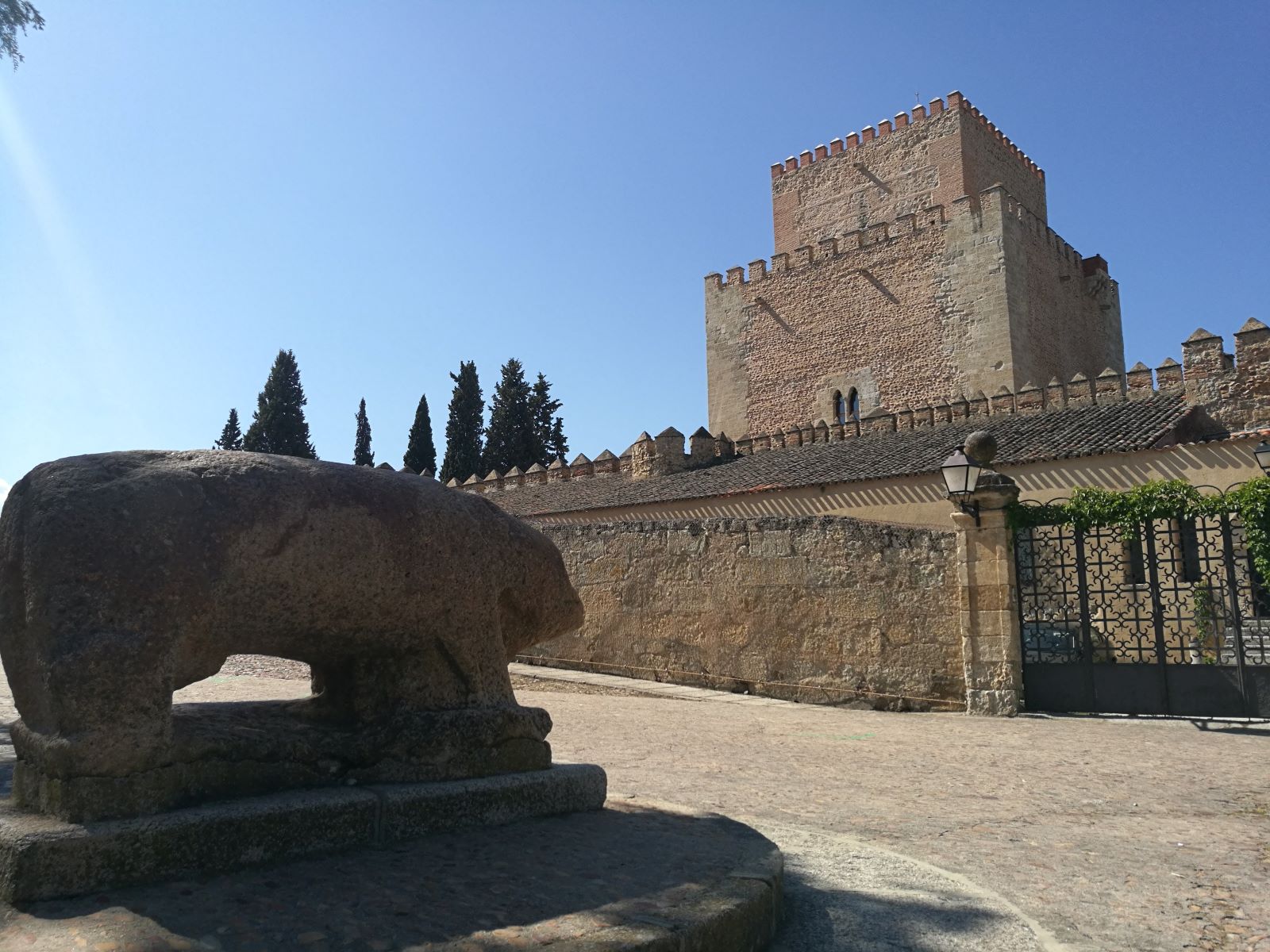 Verraco vetón y castillo Qué ver en Ciudad Rodrigo. Verraco vetón y castillo